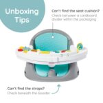 Infantino Music & Lights 3-in-1 Discovery Seat & Booster, Teal - Image 5