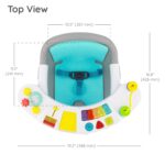 Infantino Music & Lights 3-in-1 Discovery Seat & Booster, Teal - Image 6