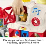 Fisher-Price Little People Caring for Animals Farm Electronic Interactive playset with Smart Stages Learning Songs for Toddlers Ages 1 and up (Amazon Exclusive) - Image 3