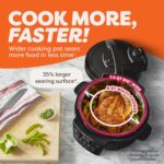 Instant Pot 7.5QT RIO Wide, 7-in-1 Electric Multi-Cooker, Pressure Cooker, Slow Cook, Rice, Steamer, Sauté, Yogurt & Warmer, Wide Base, Large Searing Base, WhisperQuiet Steam Release - Image 3