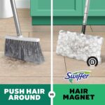 Swiffer Sweep & Mop Deluxe 2-in-1 Multi-Surface Kit for Floor Cleaning, Includes 1 Sweeper Device, 5 Dry Sweeping + 6 Wet Mopping Heavy Duty Cloths, Black - Image 6