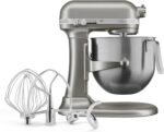 KitchenAid KSM8990CU 8-Quart Commercial Countertop Mixer, 10-Speed, Gear-Driven, Contour Silver - Image 3