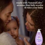 Johnson's Bedtime Baby Bath with Soothing NaturalCalm Aromas, Hypoallergenic & Tear-Free Liquid Baby Bath Formula, No Parabens, Sulfates, Dyes, or Phthalates, 27.1 fl. oz - Image 4