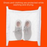 Tide Shoes Mesh Laundry Bag – Wash & Dry Shoes in One Bag – Protects Clothing in Washing Machine and Dryer – 15" x 16" - Image 3