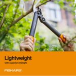 Fiskars 15-Inch PowerGear Loppers, Sharp Steel Blade Bush and Tree Trimmer, Cuts up to 1.25-Inch Diameter Branches, Rust Resistant and Lightweight Pruner, Yard Tools for Gardening - Image 4