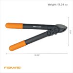 Fiskars 15-Inch PowerGear Loppers, Sharp Steel Blade Bush and Tree Trimmer, Cuts up to 1.25-Inch Diameter Branches, Rust Resistant and Lightweight Pruner, Yard Tools for Gardening - Image 6