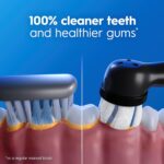 Oral-B Rechargeable Electric Toothbrush, iO3 Limited Deep Clean, 3 Cleaning Modes, Visual Pressure Sensor to Protect Gums, 2 Brush Heads, Travel Case, ICY Blue - Image 4
