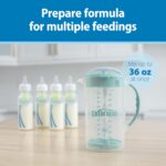 Dr. Brown's Baby Formula Mixing Pitcher with Adjustable Stopper, Locking Lid & No Drip Spout, Black, BPA Free, 36oz, 1 Pack - Image 3