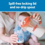 Dr. Brown's Baby Formula Mixing Pitcher with Adjustable Stopper, Locking Lid & No Drip Spout, Black, BPA Free, 36oz, 1 Pack - Image 5
