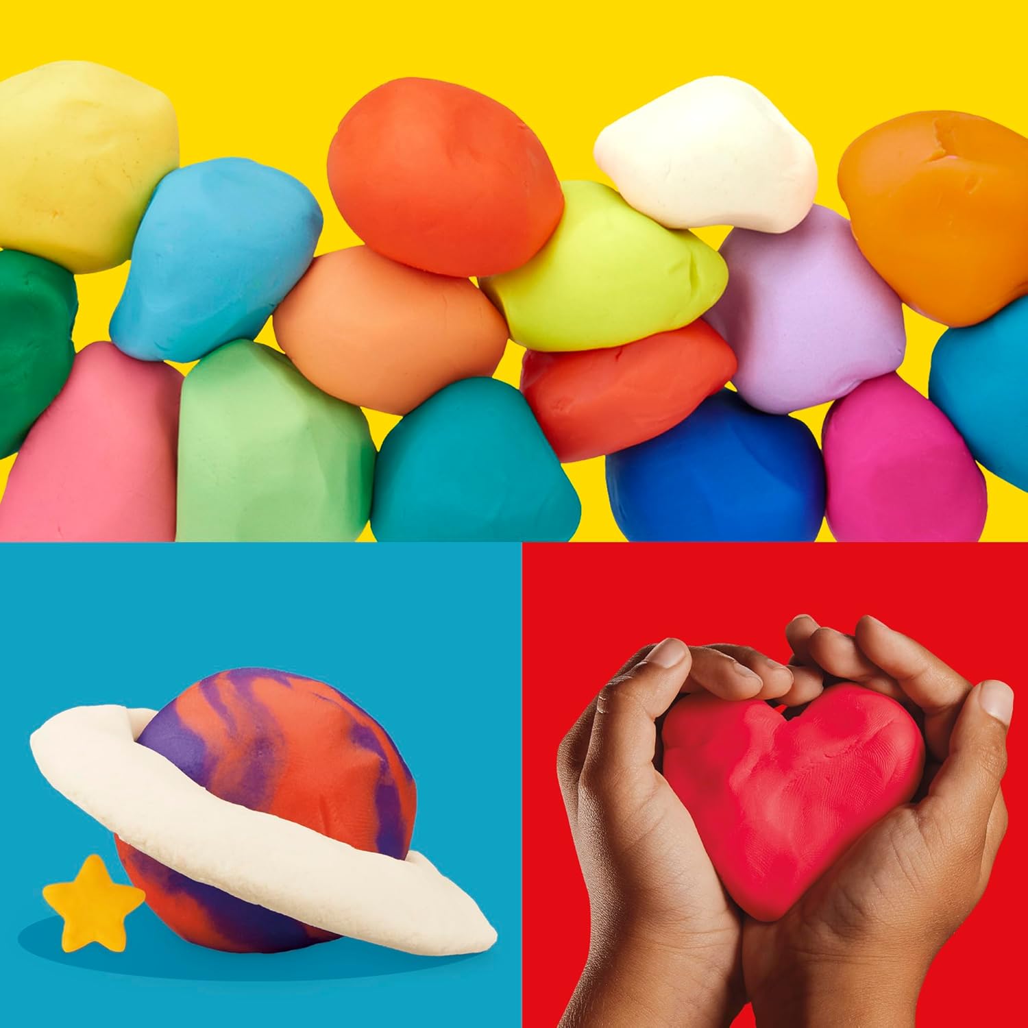 Play-Doh Modeling Compound 36-Pack Case of Colors, Non-Toxic, 3 Oz Cans of Assort. Colors, Back to School Classroom Supplies, Preschool Toys, Ages 2+ (Amazon Exclusive) - Image 3