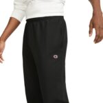 Champion Men's Open-Bottom Lounge Pants, Standard Fit, Lightweight 100% Cotton, Available in Regular and Big & Tall - Image 3