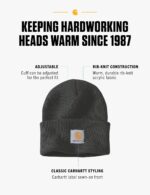 Carhartt Men's Iconic A18 Watch Cap Beanie - Image 2