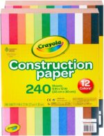 Crayola Construction Paper Bulk Pack (480 Sheets) – 10 Assorted Colors, 9x12, Teacher School Supplies & Classroom Must Haves, Card Making Craft Supplies, Art Paper - Image 3