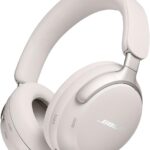 Bose QuietComfort Ultra Bluetooth Headphones, Wireless Headphones with Spatial Audio, Over Ear Noise Cancelling with Mic, Up to 24 Hours of Playtime, White Smoke