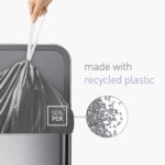 simplehuman Code H 80 Count, Genuine Odorsorb Custom Fit Liners, Drawstring Odor Absorbing Trash Bags in Dispenser Packs, 30-35 Liter / 8-9 Gallon - Image 3