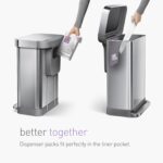 simplehuman Code H 80 Count, Genuine Odorsorb Custom Fit Liners, Drawstring Odor Absorbing Trash Bags in Dispenser Packs, 30-35 Liter / 8-9 Gallon - Image 5