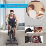 Exercise Bikes Stationary,Exercise Bike for Home Indoor Cycling Bike for Home Cardio Gym,Workout Bike with Mount & LCD Monitor,Silent Belt Drive - Image 3