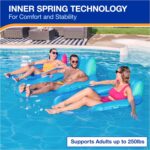 SwimWays Spring Float Premium Recliner Pool Lounger, Inflatable Pool Floats for Adults with Fast Inflation, for Ages 15 & Up - Image 4