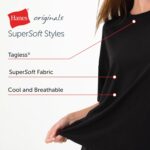 Hanes Women's Pajamas Set, Comfywear Pajamas for Women Set, Originals SupertSoft Loungewear, T-Shirt & Sleep Shorts - Image 4