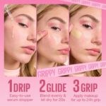 Maybelline Grippy Serum Primer, Hydrating Makeup Primer with 2% Niacinamide For Up To 24HR Make Up Wear, Clear, 1 Count - Image 4