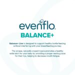 Evenflo Balance+ Glass Wide Neck Baby Bottles, Clear, 6 fl oz, 6 Pack - Image 3