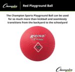Champion Sports Playground Ball – Durable High-Bounce Ball, Sizes 5", 6", 7", 10", 13" & 16" for Gym, Recess & Play - Image 3