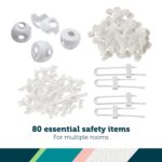 Safety 1st Home Safeguarding and Childproofing Set (80 Pcs), White - Image 2