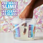 Elmer's Gue Premade Includes 5 Sets of Slime Add-ins, 3 Lb. Bucket, Glassy Clear - Image 5