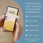 Nanit Smart Baby Monitor System with Floor Stand & 8" Display Screen - Crystal-Clear Video, Real-Time Notifications, Sleep Insights - Baby Must Have for Parents - Image 4