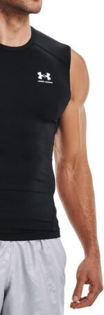 Under Armour Men's HeatGear Compression Sleeveless T-Shirt - Image 2