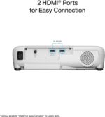 Epson EX3290 3-Chip 3LCD Widescreen WXGA Video Projector with Built-In Speaker, 4000 Lumens Color and White Brightness, 2x HDMI Ports - Image 4