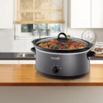 Crock-Pot 7-Quart Manual Slow Cooker, Family Size Serves 8+ People & Fits 6-lb Roast, Removable Stoneware with Warming Setting, Dishwasher Safe for Easy Cleanup, Charcoal - Image 3