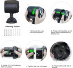 Motion Sensor Outdoor Lights, Battery Motion Sensor Light Outdoor, 6000K LED Spotlight Outdoor, 8W 600 LM Security Lights for Outside Garage and Yard, 2 Packs - Image 3