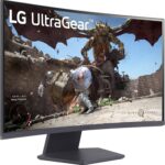LG 27GS60QC-B Ultragear 27-inch Curved Gaming Monitor QHD (2560x1440) 180Hz 1ms 1000R AMD FreeSync HDR10 HDMIx2 DisplayPort Borderless Design Black Stabilizer DAS Crosshair FPS Counter - Black - Image 5