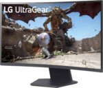 LG 27GS60QC-B Ultragear 27-inch Curved Gaming Monitor QHD (2560x1440) 180Hz 1ms 1000R AMD FreeSync HDR10 HDMIx2 DisplayPort Borderless Design Black Stabilizer DAS Crosshair FPS Counter - Black - Image 6