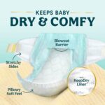Pampers Swaddlers Diapers, Size 3 (13-26 lbs), 136 Count, Fragrance Free, Hypoallergenic, Absorbent, Pediatrician Recommended, Skin Safe - Image 3