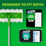Swiffer Hair Magnet Deluxe Starter Kit with Collapsible Pole, 9 Hair Magnet Dry Cloths, 2 Bonus Mop & Go Wet Cloths - Image 12