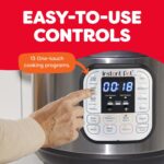 Instant Pot Duo 7-in-1 Electric Pressure Cooker, Slow Cooker, Rice, Steamer, Sauté, Yogurt Maker, Warmer & Sterilizer, Includes App With Over 800 Recipes, Stainless Steel, 6 Quart - Image 4
