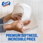 Scott ComfortPlus Toilet Paper, 12 Triple Rolls, 231 Sheets per Roll, Septic-Safe, 1-Ply Toilet Tissue - Image 4