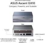 ASUS Ascent GX10 AI Supercomputer, DGX Spark, NVIDIA GB10 Superchip, 128GB LPDDR5x, 1TB PCIe Gen4 NVMe SSD, Wi-Fi 7 & BT5.4, Agentic AI Ready, Supports OpenClaw, NemoClaw, Stackable Chassis - Image 3