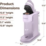 Keurig K-Express Single Serve K-Cup Pod Coffee Maker, 3 Brew Sizes, Strong Button Feature, 42oz Removable Reservoir, Lavender - Image 6