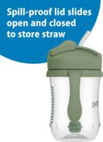 Dr. Brown's Milestones Baby's First Straw Cup, Training Cup with Weighted Straw, 9 oz/270 mL, BPA-free, 6m+, Dark Blue, 1-Pack - Image 3