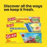 Glad Press'N Seal Food Plastic Wrap, 70 Square Foot Roll (Package May Vary) - Image 6