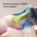 Philips Sonicare 6500 Series Electric Toothbrush - Next-Generation Sonicare Technology, Pressure Sensor, 9 Brushing Settings, SmarTimer, BrushPacer, 21-Day Runtime, Travel Case, Navy Blue, HX7413/07 - Image 4
