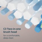 Philips Sonicare 6500 Series Electric Toothbrush - Next-Generation Sonicare Technology, Pressure Sensor, 9 Brushing Settings, SmarTimer, BrushPacer, 21-Day Runtime, Travel Case, Navy Blue, HX7413/07 - Image 6