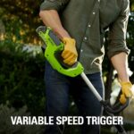Greenworks 40V 12-Inch Cordless String Trimmer, Battery and Charger Not Included, BST4000 - Image 4