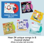 Fisher-Price Musical Toy Deluxe Rockin’ Record Player Pretend Turntable with 6 Albums for Preschool Play Kids Ages 3+ Years (Amazon Exclusive) - Image 3