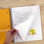 Five Star Spiral Notebook + Study App, 1 Subject, College Ruled Paper, 8.5" x 11", 100 Sheets, Blue (Color May Vary) (72565) - Image 5
