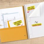 Five Star Spiral Notebook + Study App, 1 Subject, College Ruled Paper, 8.5" x 11", 100 Sheets, Blue (Color May Vary) (72565) - Image 6