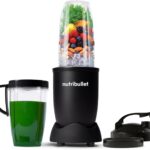 nutribullet Pro Personal Blender, Shakes, Smoothies, Food Prep, and Frozen Blending, 32 Ounce Cup, 24 Ounce Cup, Flip-top Travel Lid, 900 Watt, Matte Black, NB9-0901AK